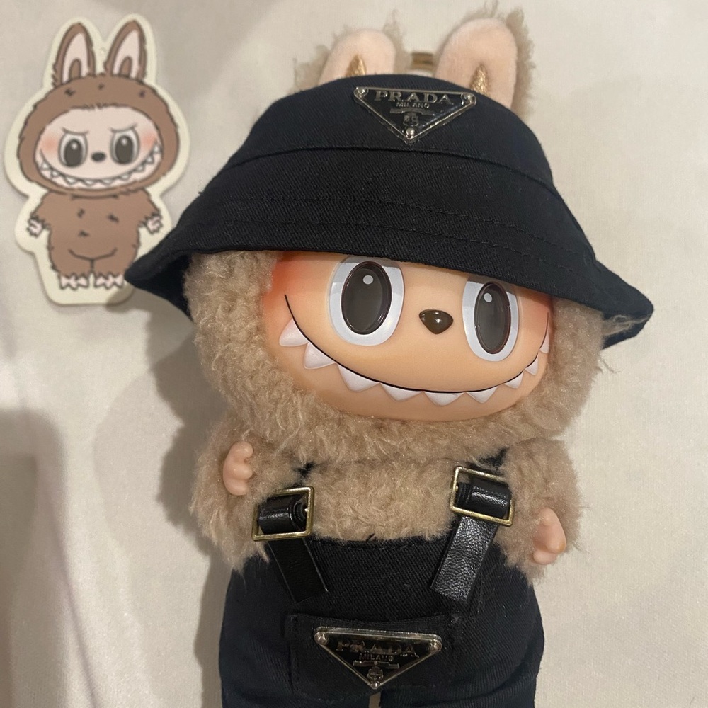 Prada Black and Tan Labubu